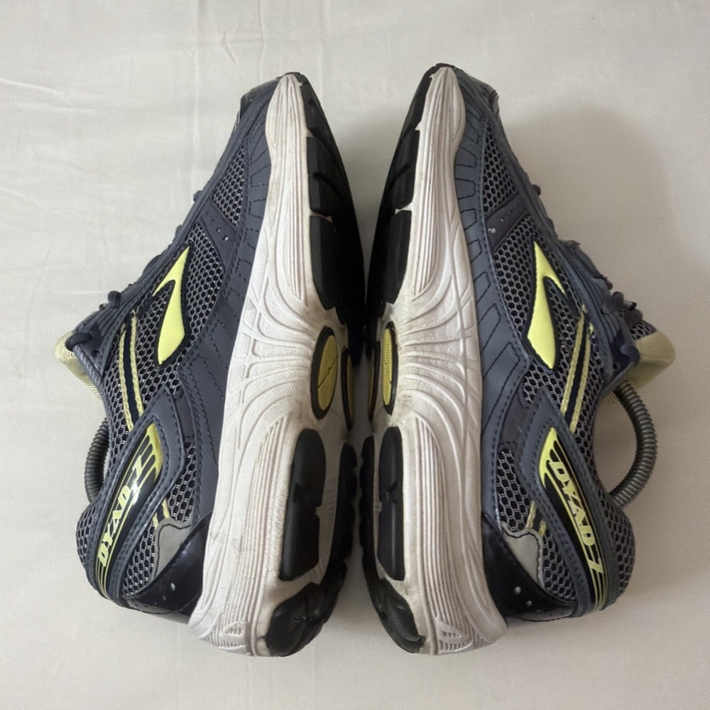 Brooks Dyad 7 Women's Running Athletic Shoes Gray/ Yellow Sz 10.5 B Gym Shoe Fit - Picture 5 of 16